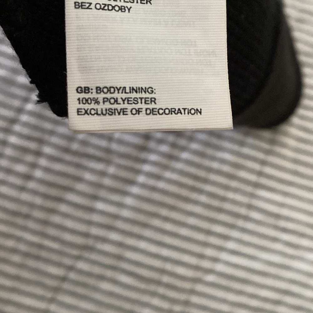 The North Face Mountain Beanie in black with custom Fairlife cow logo - Picture 6 of 6